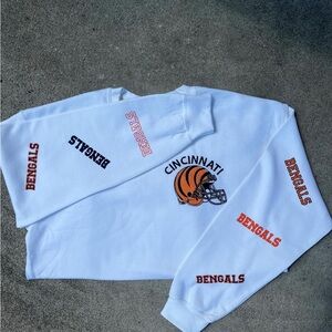 Cincinnati Bengals White Sweater